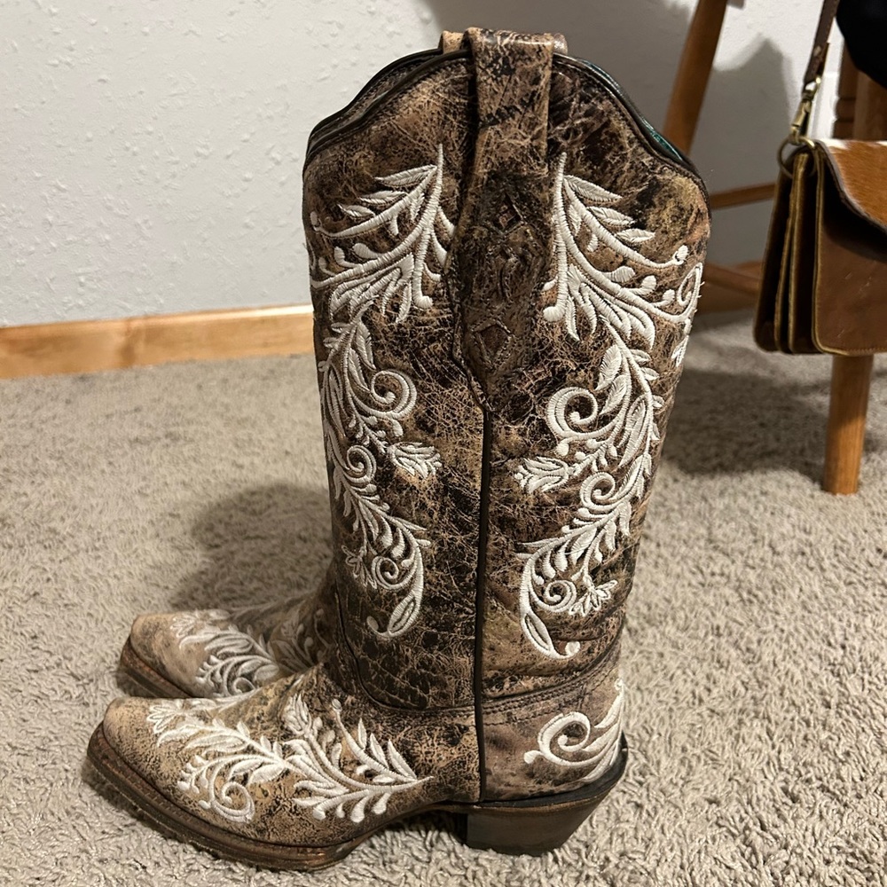 Corral Boots. Size 8 1/2, went a half a size up